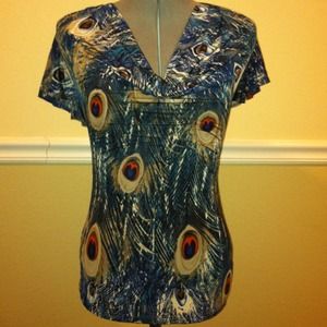 Body Central peacock shirt