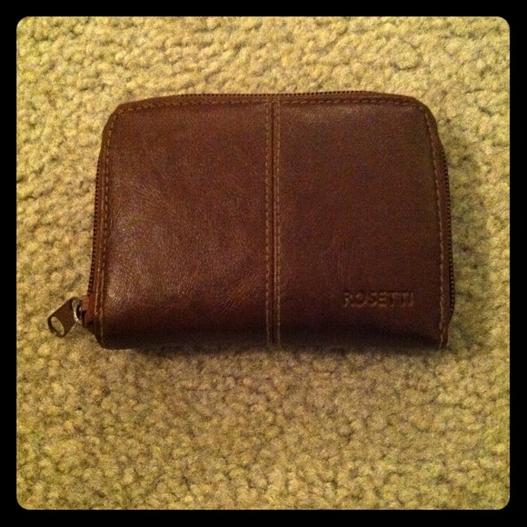 Brown, leather Rosetti wallet