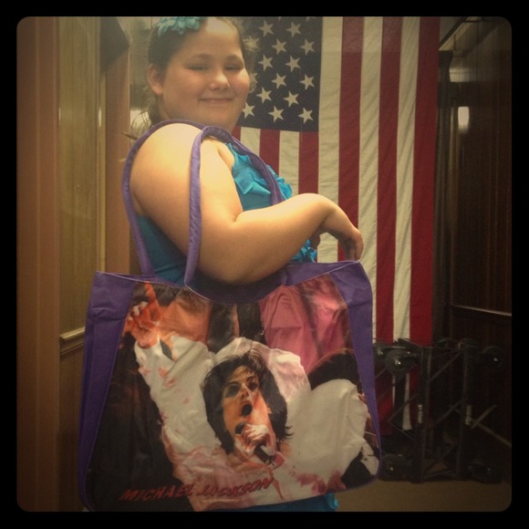 NEW Michael Jackson tote/bag w/zipper 5 available