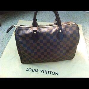 100% authentic Louis Vuitton speedy bag bag