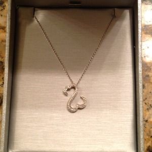 Open Heart Diamond Necklace