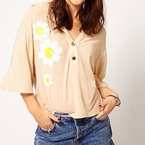 RESERVED Wildfox White Label Daisy Sweater