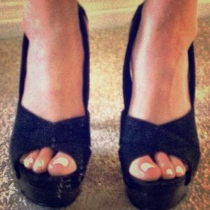 Black heels