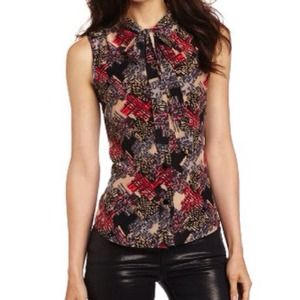 *****SOLD*****Trina Turk Whistle sleeveless blouse