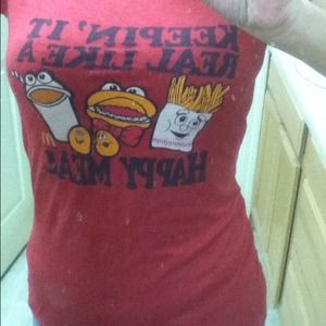 Keeping it real like a happy meal. Mcdonald's