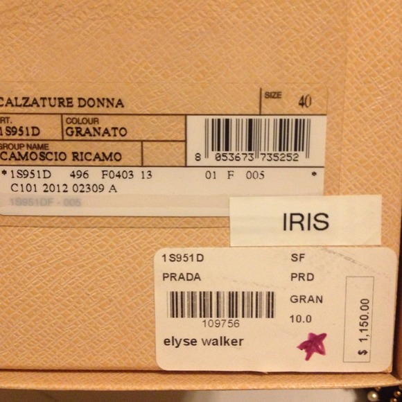 Prada Jeweled Suede Loafers SZ 10 40 - Picture 4 of 4