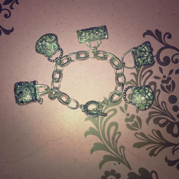 Purse charm bracelet