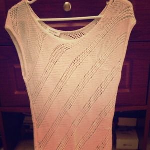 BeBe white sparkle sweater