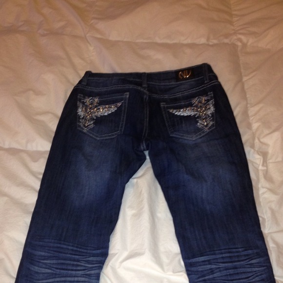 Cute Rhinestone Jeans - Picture 3 of 4