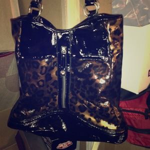 Cheetah print tote