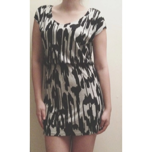 Black and Grey Dress