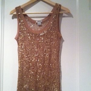 Gold sheer tank