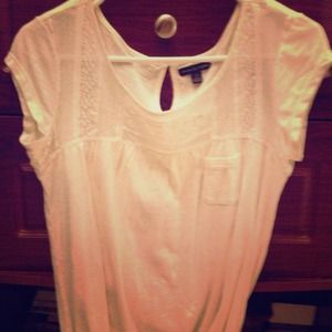 Off white cotton shirt