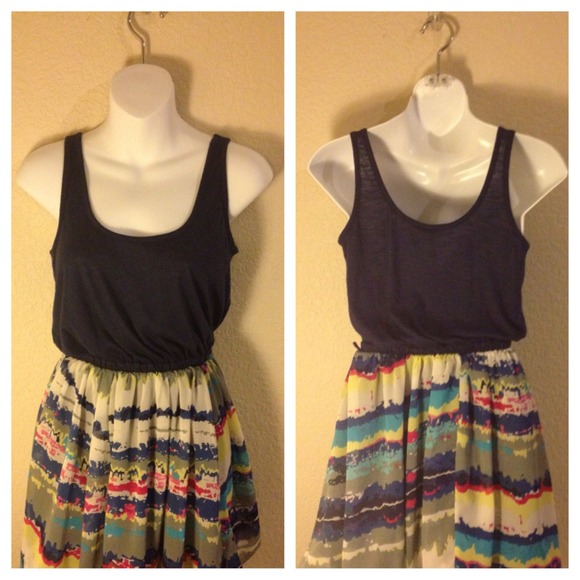 Dresses & Skirts - Dark blue, colorful dress