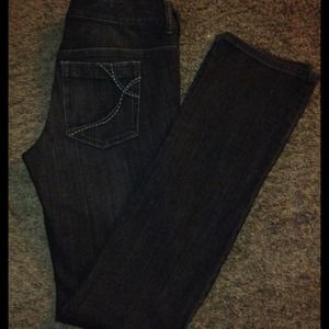 Trina Turk Grey straight leg jeans NWOT