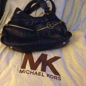 Michael Kors bag- dark purple ,over the shoulder