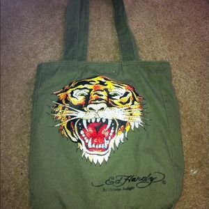Ed hardy tote bag