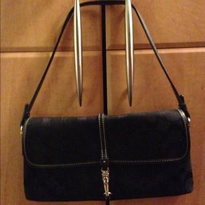 Coach Signature Clip Demi Flap