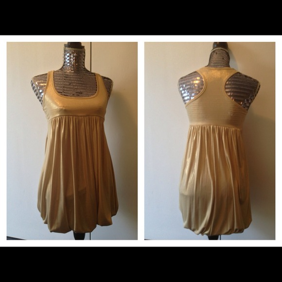 Gold party Dress