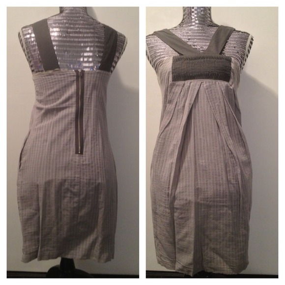 Multi colored gray dress!!!!