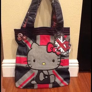 **BUNDLE** Hello Kitty Denim bag and wallet