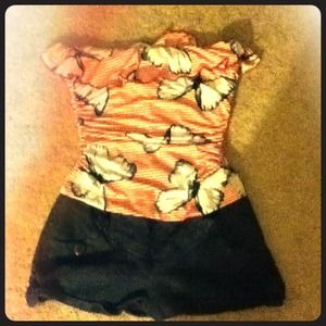 I am selling a striped romper...