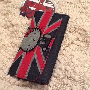 Hello Kitty Long Denim Wallet