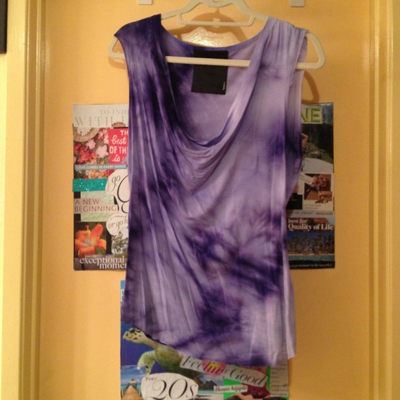 Purple Tie-Dye Tank from Saks 5th Avenue