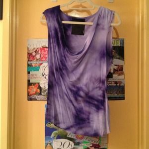 Purple Tie-Dye Tank from Saks 5th Avenue