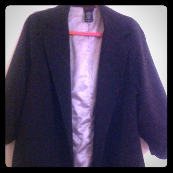 ** SOLD ** Gently Worn Black Blazer- Plus Size
