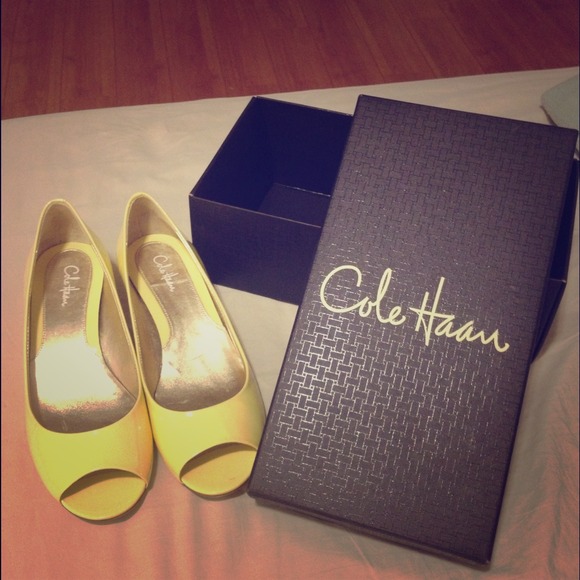 Cole Haan Shoes - SOLD - Cole Haan Air Elly Peep-toe Wedges