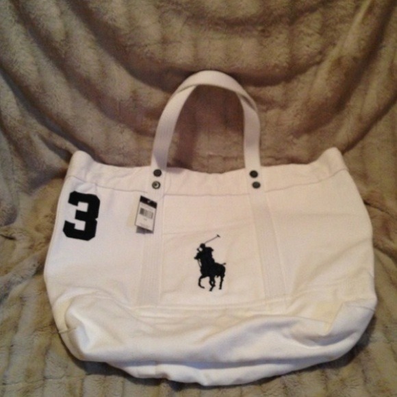 Authentic Ralph Lauren Polo Canvas Bag - Picture 1 of 2