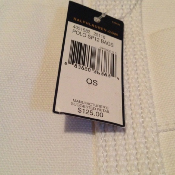 Authentic Ralph Lauren Polo Canvas Bag - Picture 2 of 2