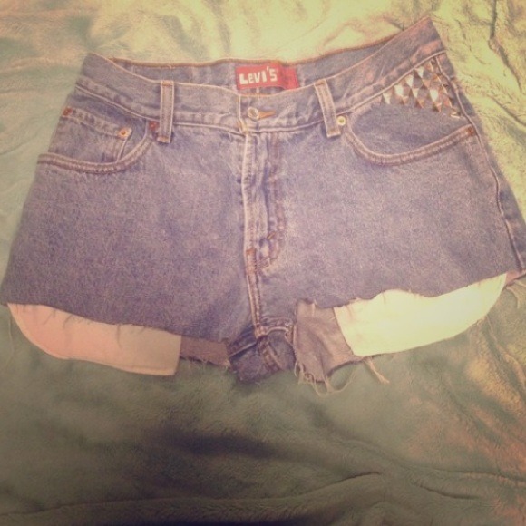 Levi's high waisted shorts! Customize your own!