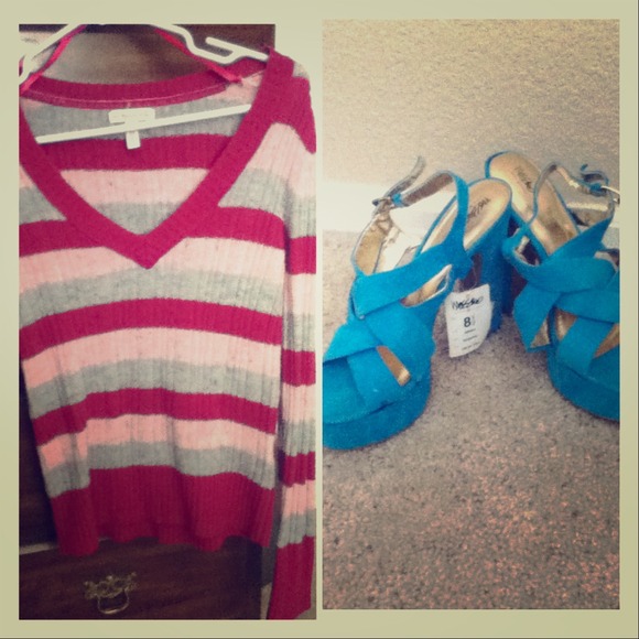 Aero Sweater & Mossimo Heels