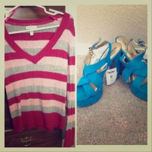 Aero Sweater & Mossimo Heels