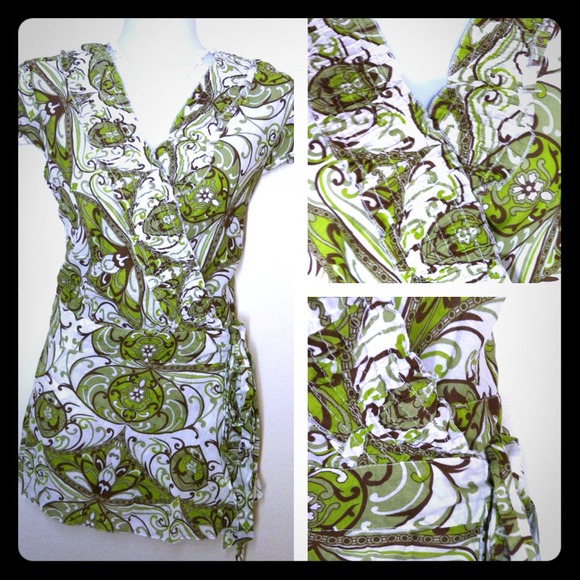 wrap around top / blouse