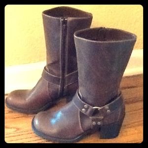 SoldCandies Vintage Brown Faux Leather  Harness B