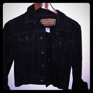 Diesel black jean jacket
