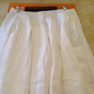 Cotton full softly pleated skirt