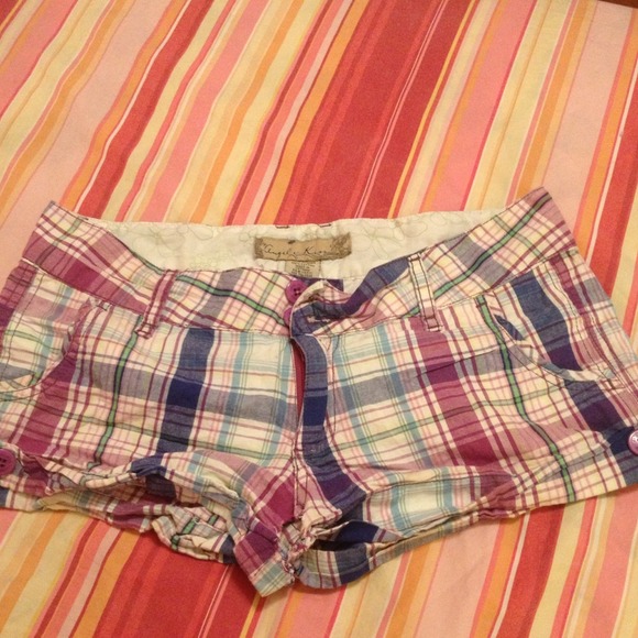 Plaid shorts