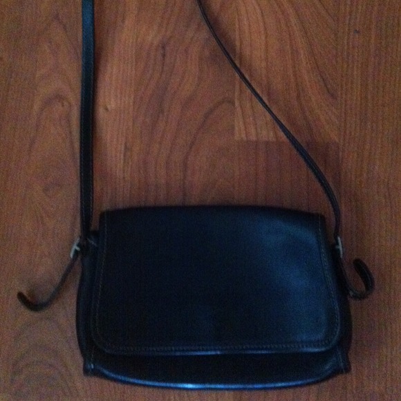 Authentic leather Coach handbag