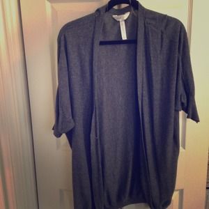 Gray cardigan!