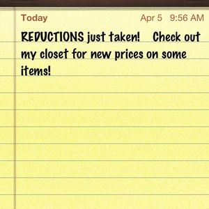 New prices on many items!