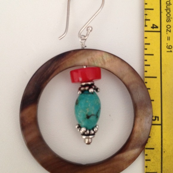 Handcrafted sterling silver earrings WEARABLE ART - Picture 3 of 4