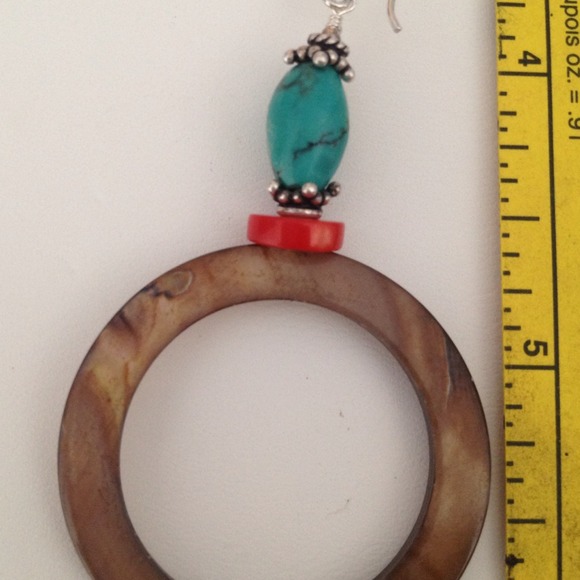Handcrafted sterling silver earrings WEARABLE ART - Picture 4 of 4