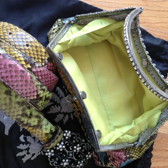 Clara Kasavina Rainbow Snake Evening Bag & Belt - Picture 4 of 4