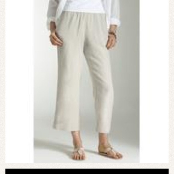 J Jill Easy Linen Cropped Pants
