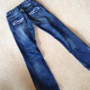 BUNDLE-Cowgirl Tuff Jeans & BR wide leg jeans