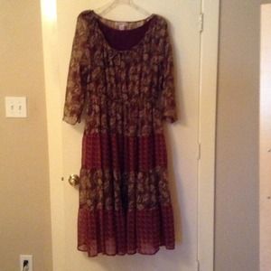 Lightweight lined dress sz 22